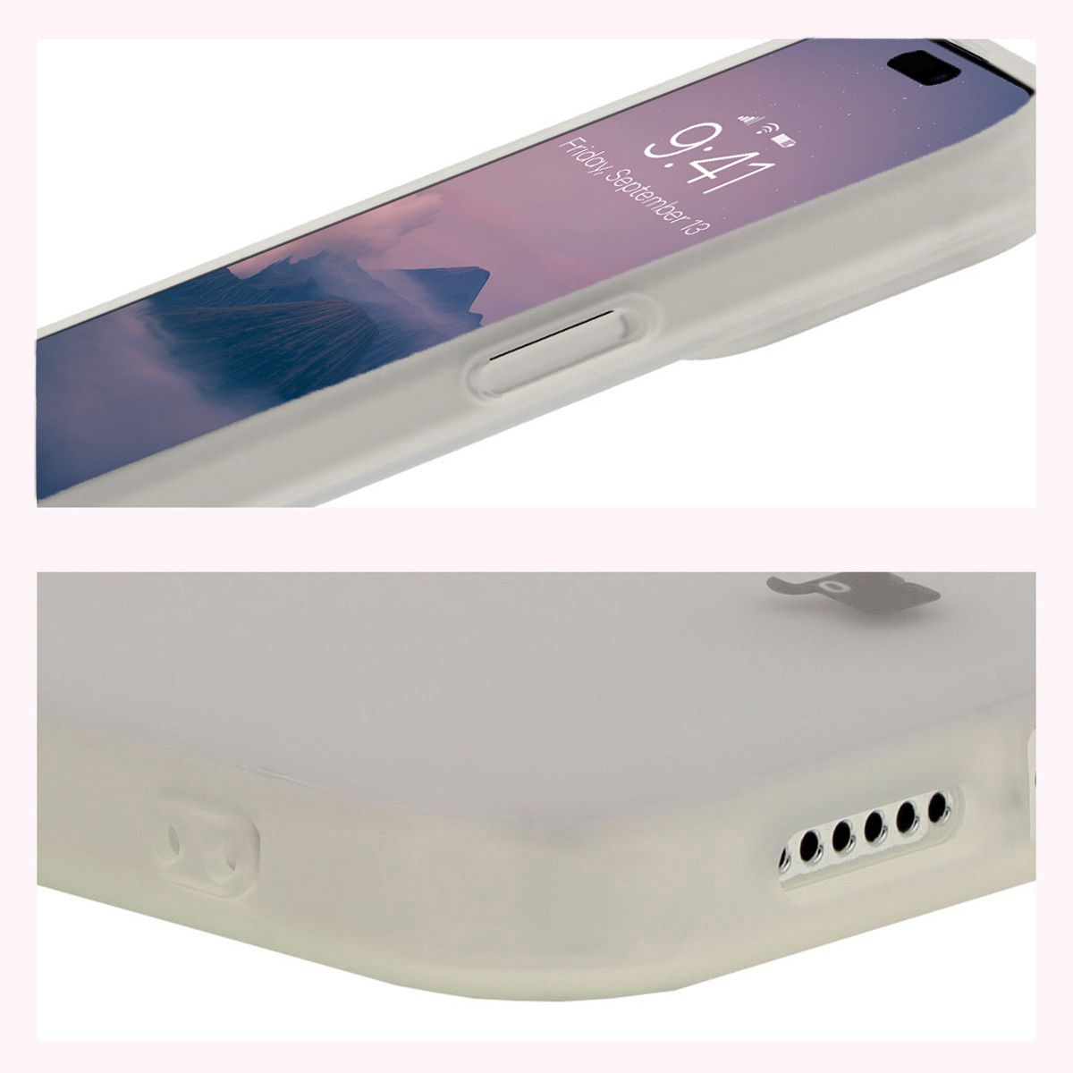 Wzmocnione narożniki i podwyższone ranty ekranu w etui Bizon Case Angelo